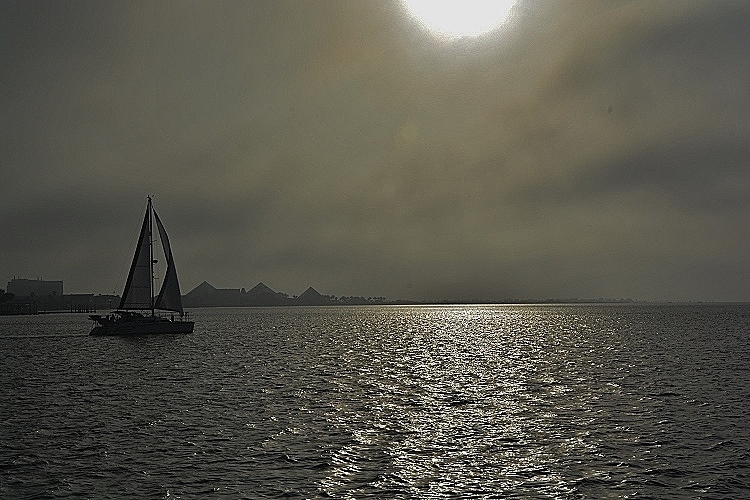 Offatt's Bayou at sunset